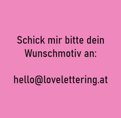 Caketopper Wunschmotiv - Lovelettering